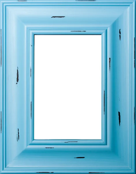 Blauw geschilderde frame — Stok fotoğraf