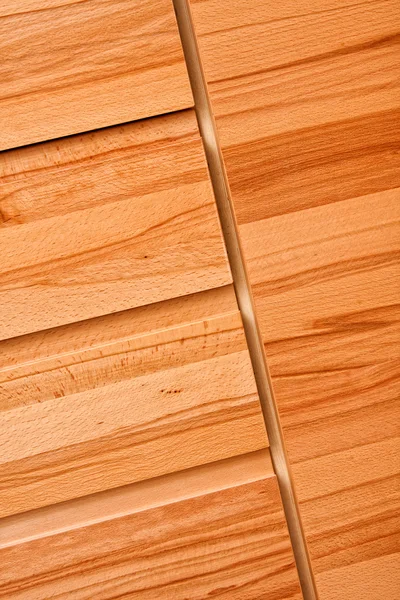 Шкафы из дерева — стоковое фото