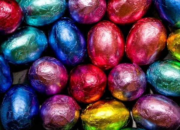Шоколадні яйця — стокове фото