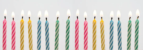 Velas de cumpleaños —  Fotos de Stock