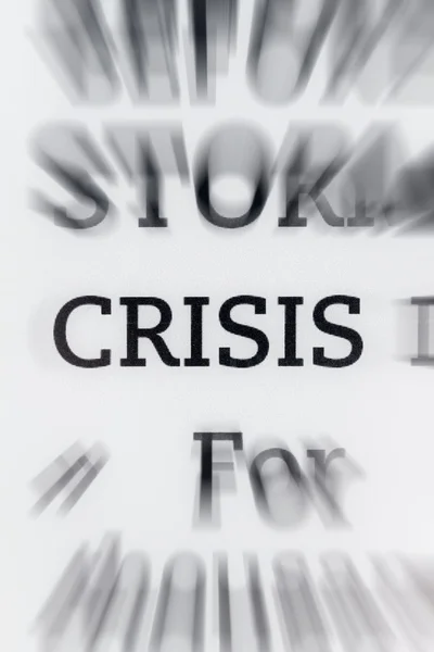 Crisi — Foto Stock