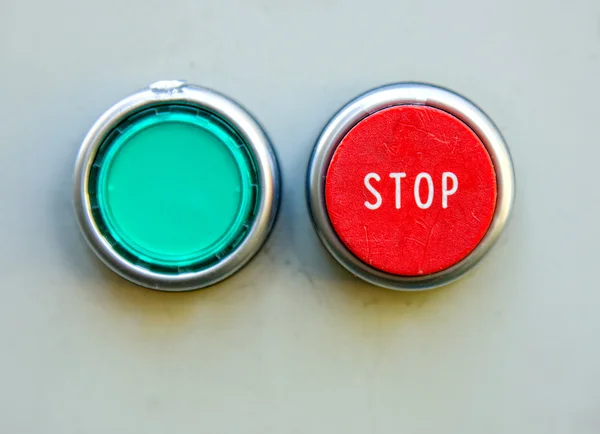 STOP-knappen — Stockfoto