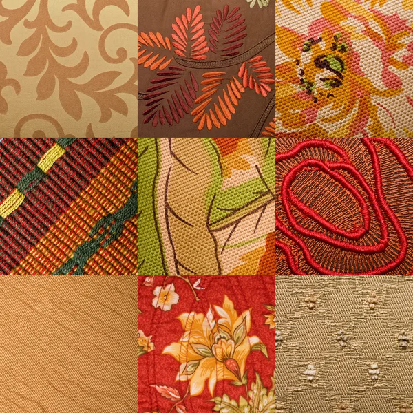 Tkaniny tapicerskie — Zdjęcie stockowe