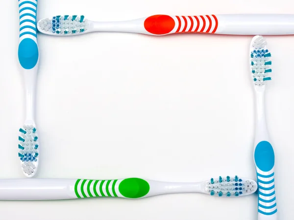 Toothbrush frame — Stock Photo, Image