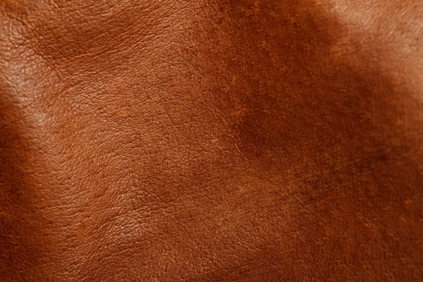 Brown leather — Stock Photo, Image