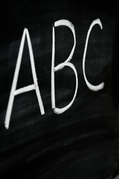 教室の黒板に文字 — ストック写真