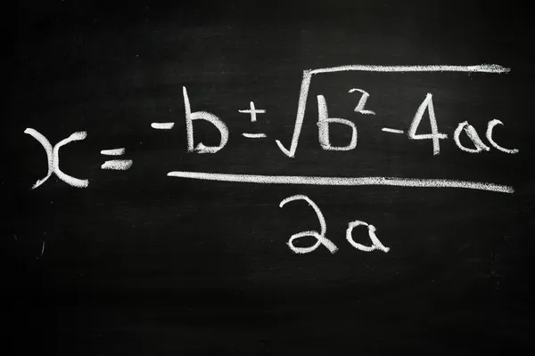 Kwadratische formule — Stockfoto