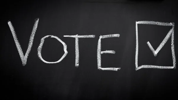 Głosowanie w wyborach — Zdjęcie stockowe