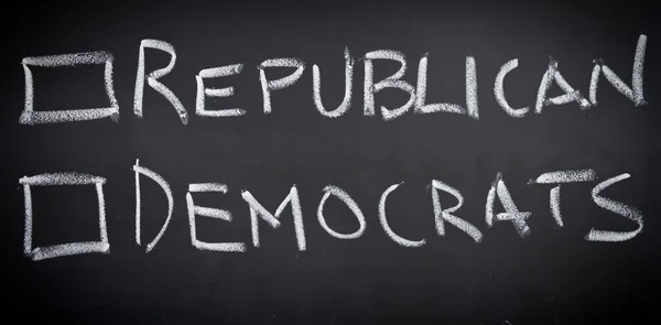 Republikeinse en Democraten — Stockfoto