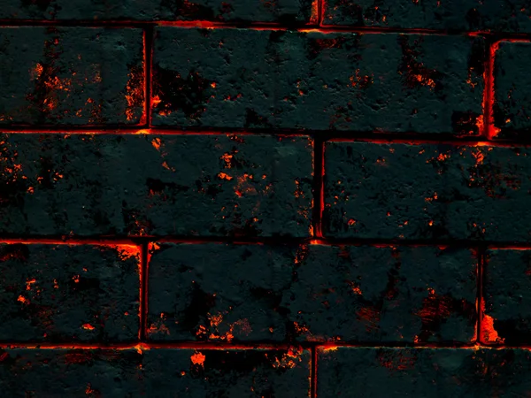 Pedras de lava preto e vermelho — Fotografia de Stock