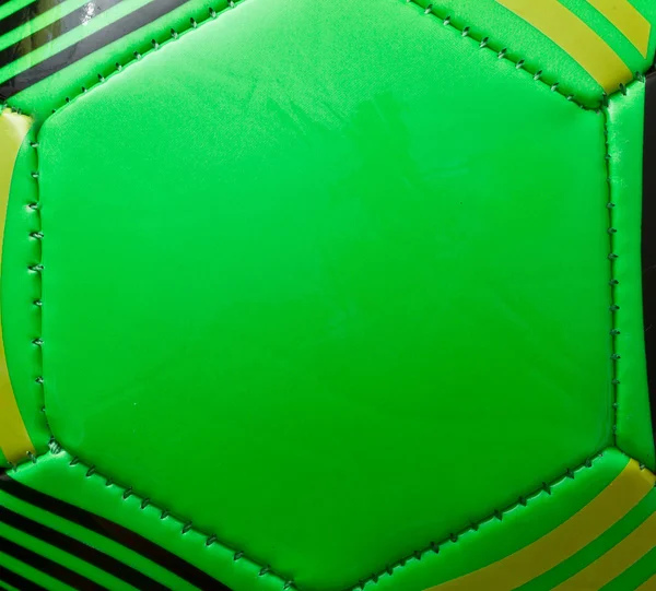 Gröna soccer ball bakgrund — Stockfoto