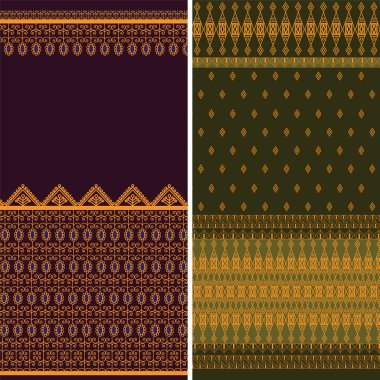 Indian Sari Borders clipart