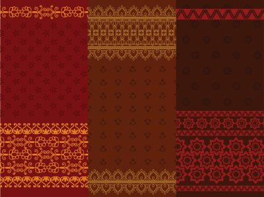 Indian Sari Borders clipart