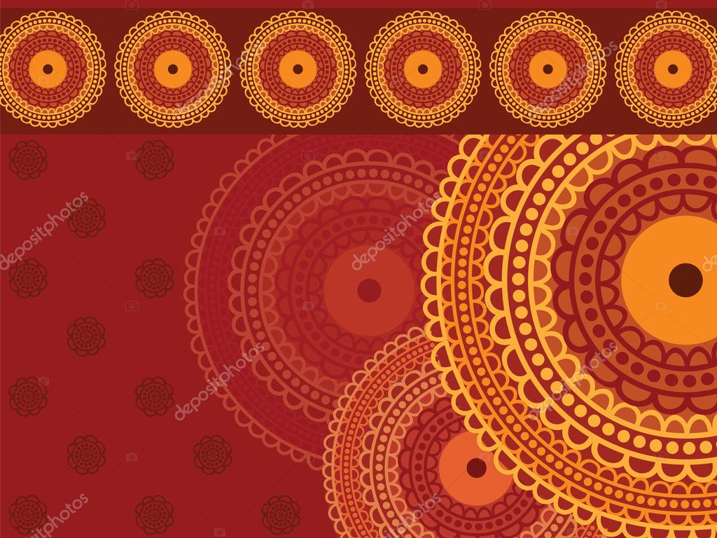 Henna Mandala Background Stock Vector Image by ©krishnasomya #8812795