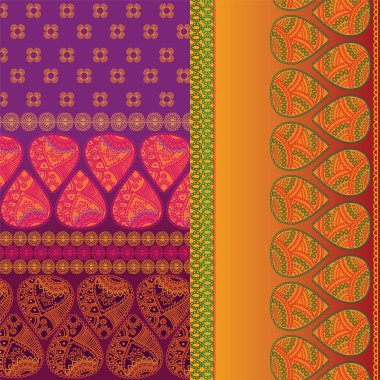 Sari Border Design clipart