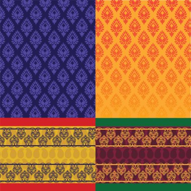 Sari Border Design clipart