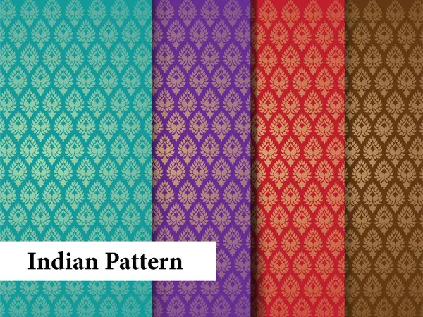 Indisches Muster — Stockvektor