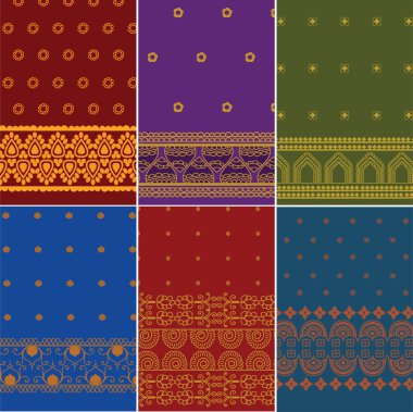 Sari Border Design clipart