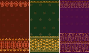 Sari Border Design clipart