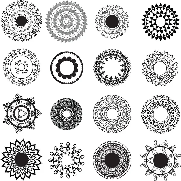 Mandala indien — Image vectorielle