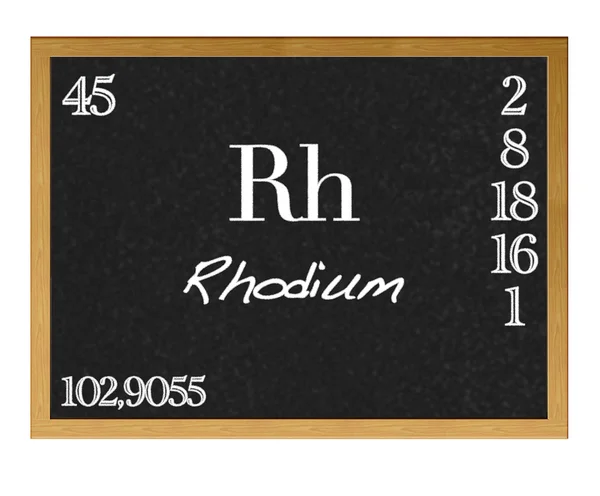 Rhodium. — Photo