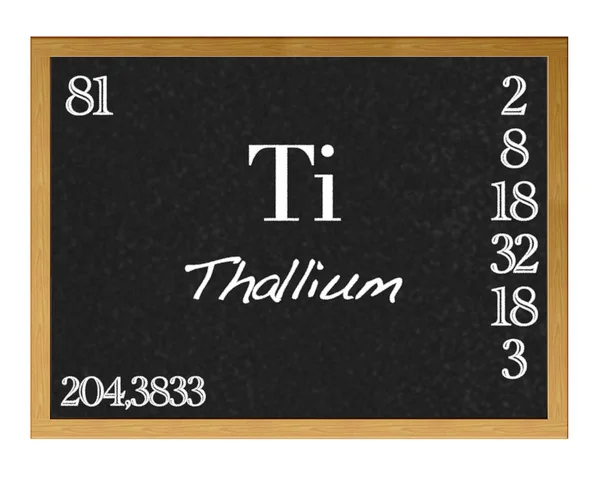 Thallium. — Stockfoto