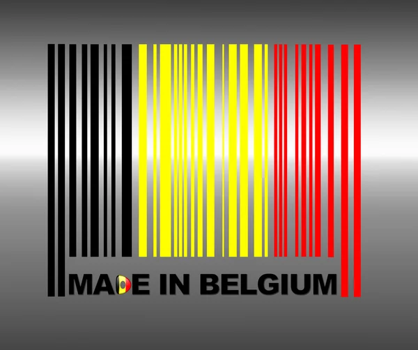 Hergestellt in Belgien. — Stockfoto