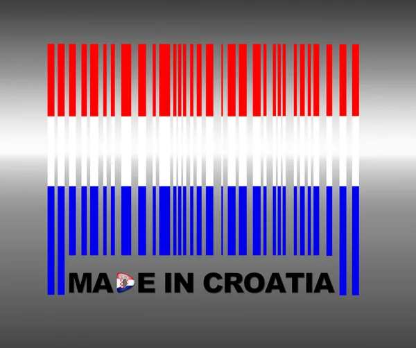 Hergestellt in Kroatien. — Stockfoto