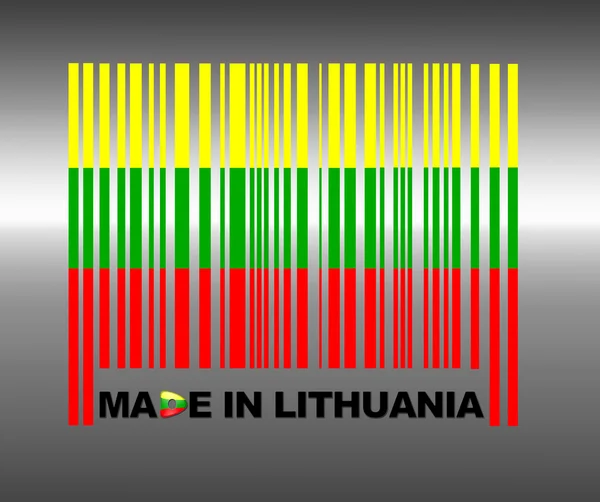 Зроблено в Литві . — стокове фото