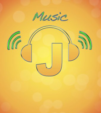 Logo music. clipart