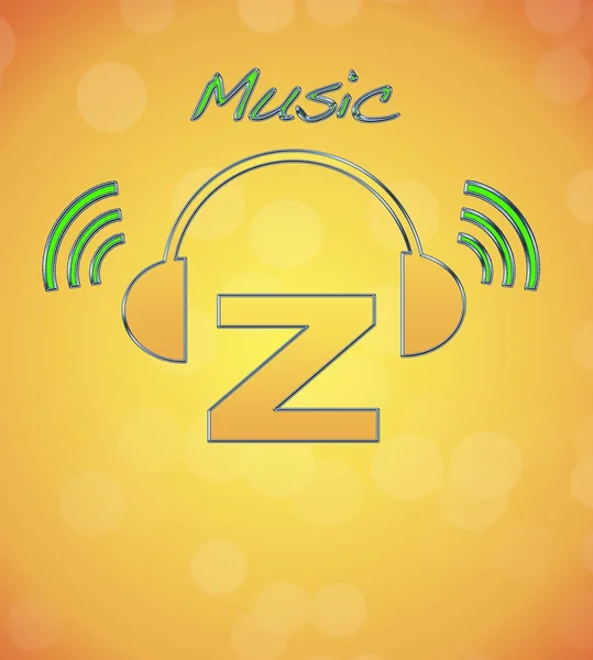 Logo müzik. — Stok fotoğraf