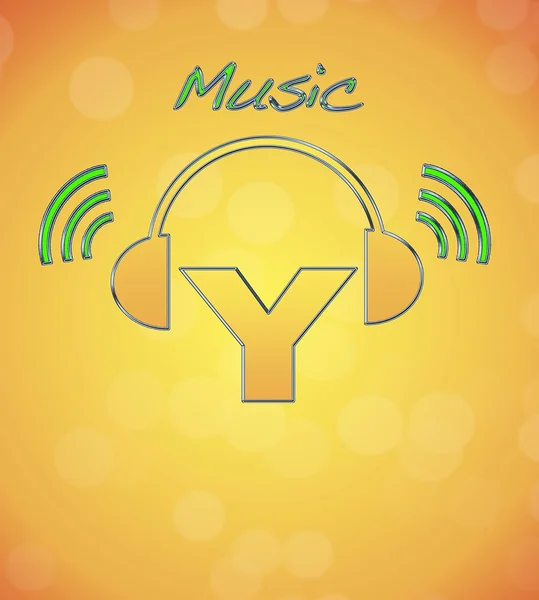 Logo music. — Stock Photo, Image