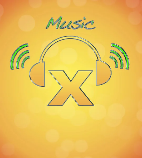 Logo-Musik. — Stockfoto