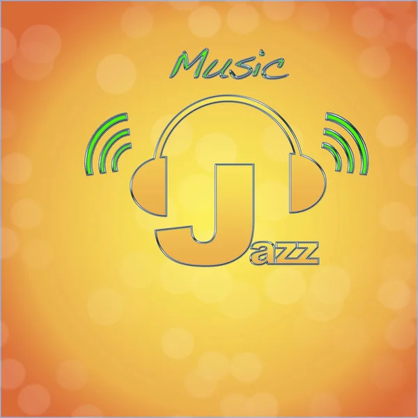 Jazz logó. — Stock Fotó