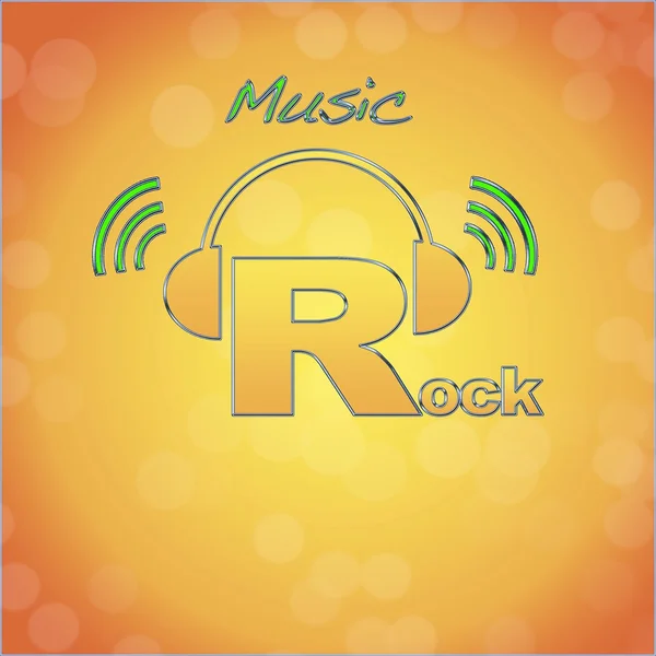 Logotipo Rock . — Fotografia de Stock