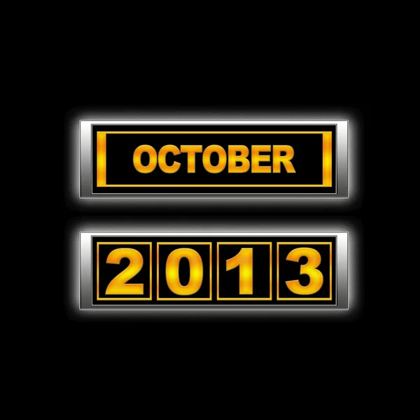 October 2013. — Stock Photo, Image