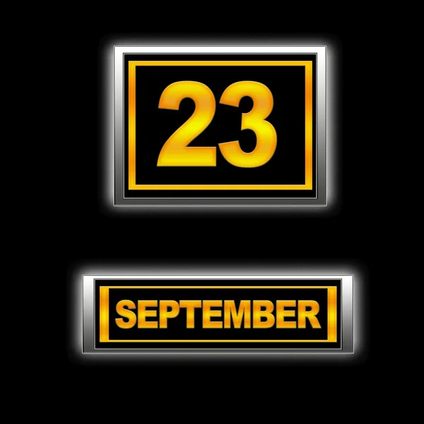 23 września. — Zdjęcie stockowe
