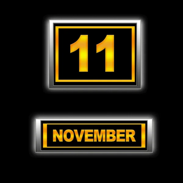 November 11. — Stock Photo, Image