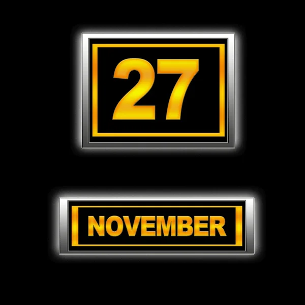 27 November. — Stok Foto