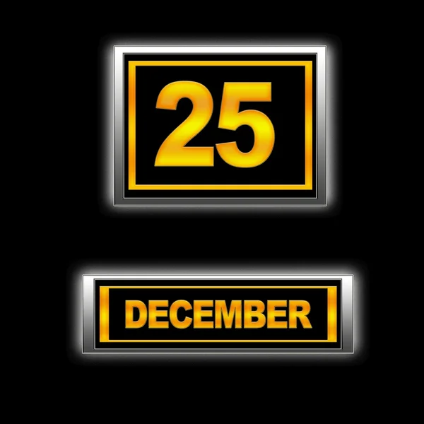 25 grudnia — Zdjęcie stockowe