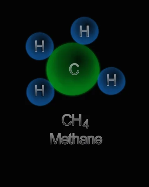 stock image Methane.