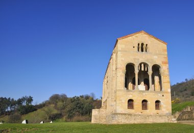 St mary naranco, oviedo, asturias, İspanya.