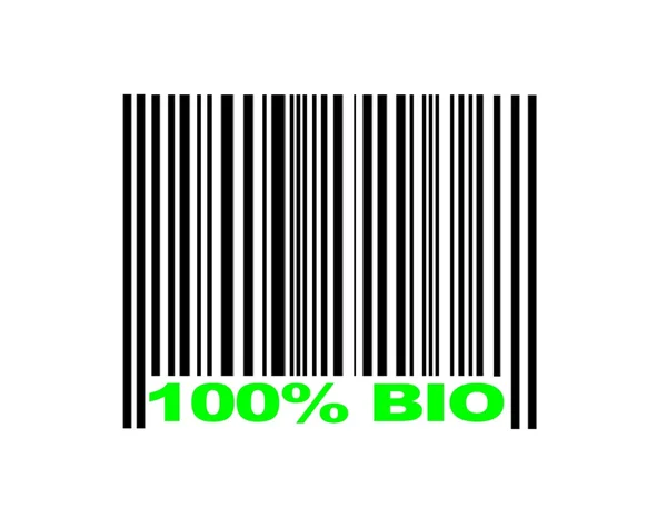 Bio čárový kód. — Stock fotografie