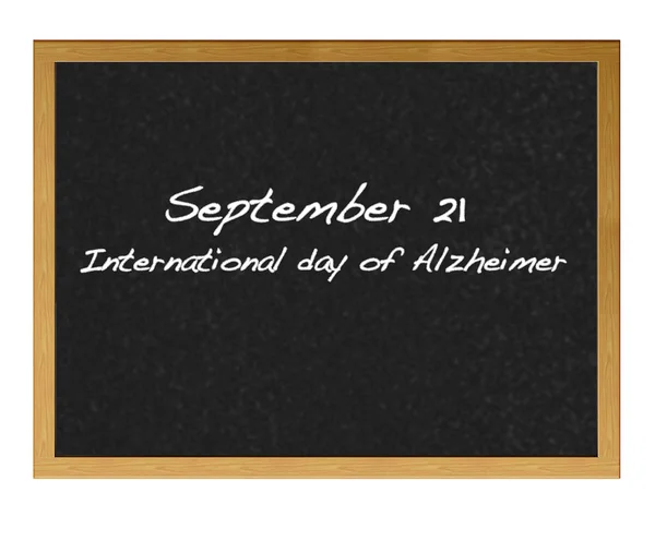 Journée internationale de la maladie d'Alzheimer . — Photo