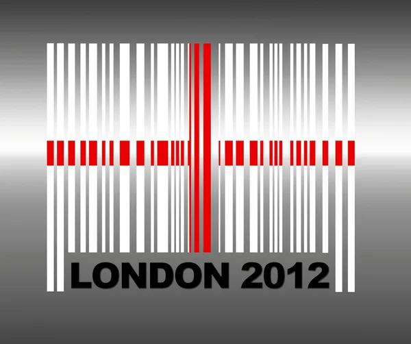 Barcode London 2012 olympisch — Stockfoto