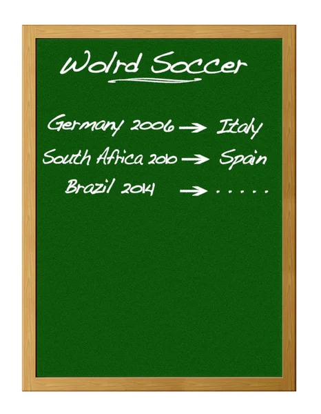 Wolrd Soccer. — Stock Photo, Image