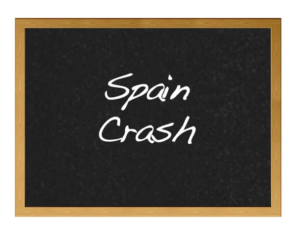Spanyolország lezuhan. — Stock Fotó