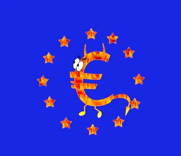 Teufelskreis Europa. — Stockfoto