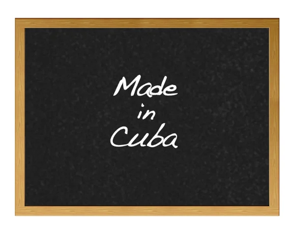 Fabricado em Cuba . — Fotografia de Stock