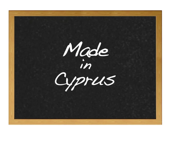Fabricado em cyprus . — Fotografia de Stock